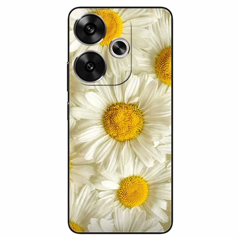 For Xiaomi Redmi 13 Case Silicon TPU Black Bumper Cover Phone Cases for Redmi 13 4G 5G Redmi13 Protection Coques Soft Shell