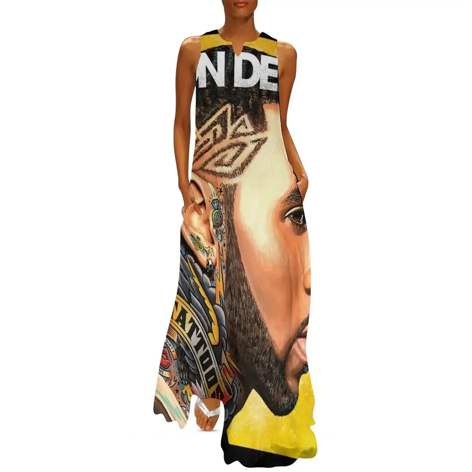 

Tattoos Long Dress Woman's evening dress beach outfits for women elegant dresses for women Dress