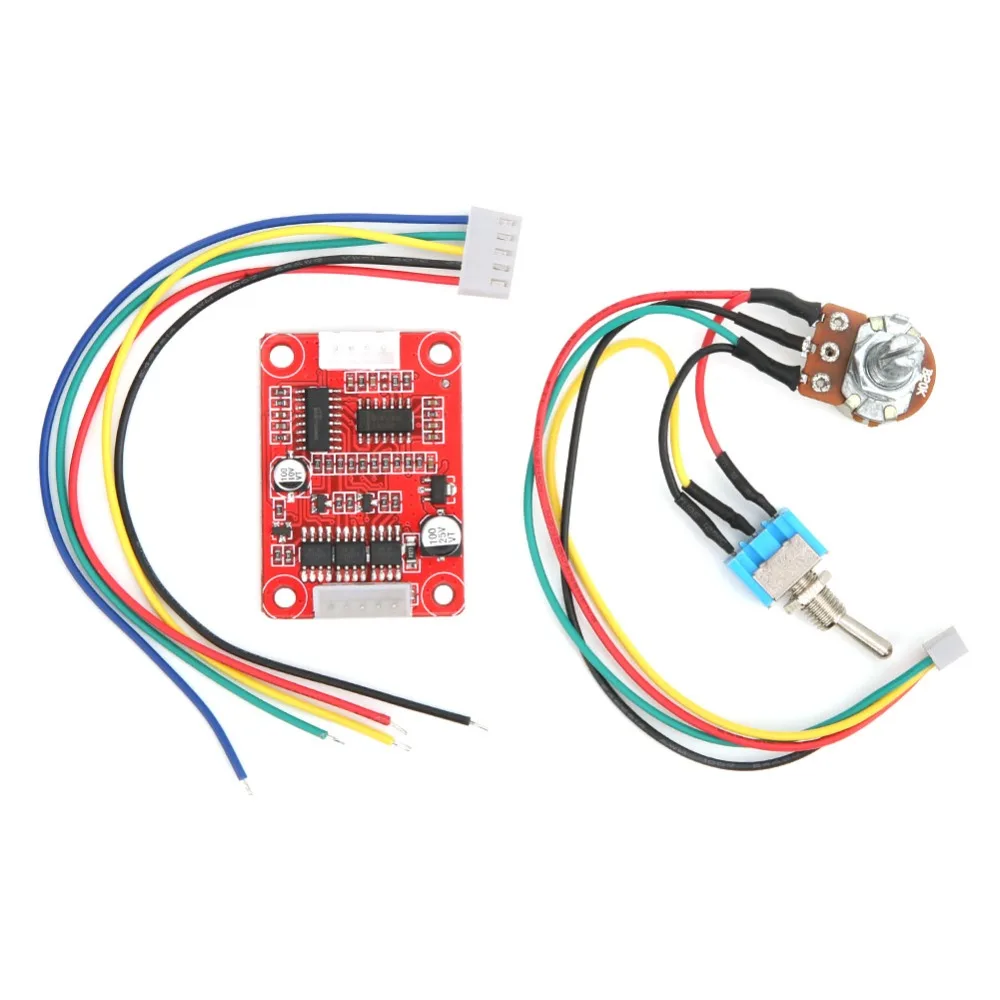 DC 7.5V-18V Brushless Motor Controller PWM 5%-100% 30W Power Speed Controller Board Over-Current Protection CW CCW Rotation