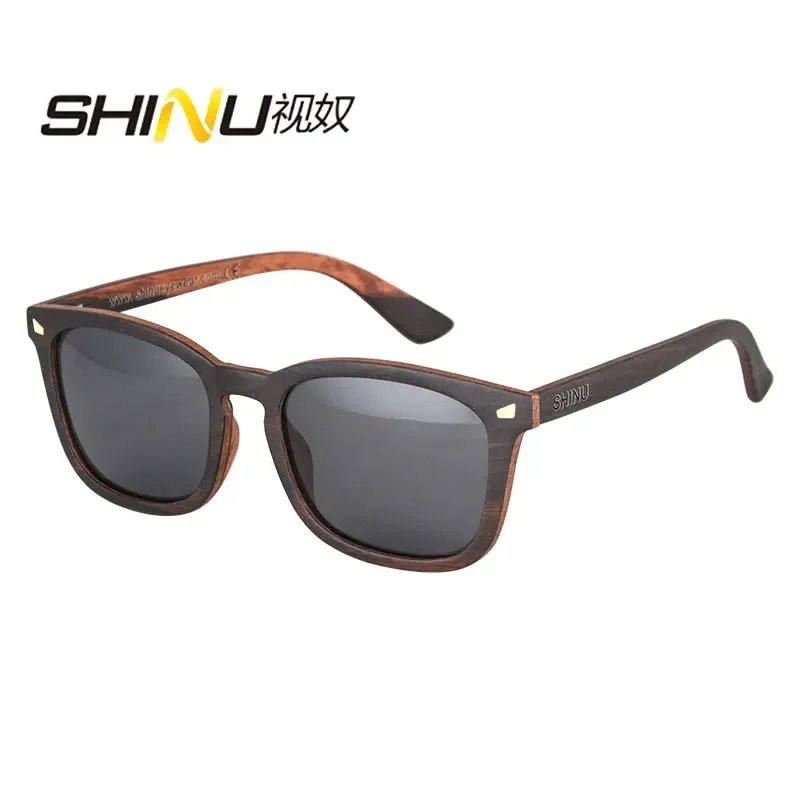 SHINU sunglass men women handmake nature wood sun glasses polarized sunglasses men women fashion eyeglasses 2024 new model 73040