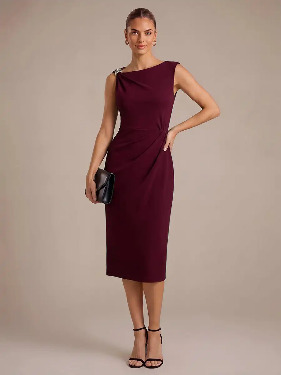 neckline-crepe-midi-wedding-guest-dresses