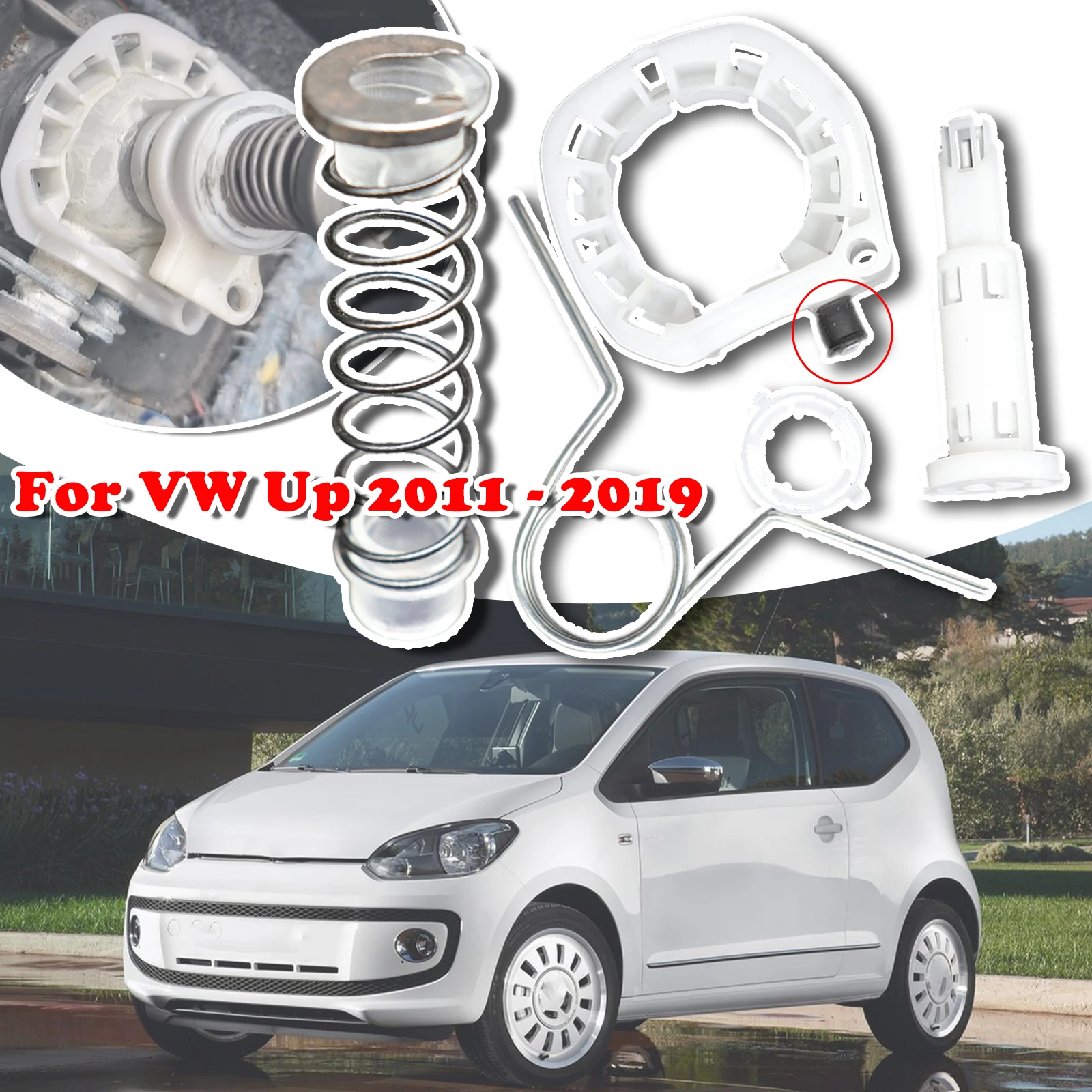 

Upgrade Gear Lever Spring Bearing Shell Bushing For VW Up 2011 2012 2013 - 2019 Up Manual Linkage Repair Selector Shifting Fix