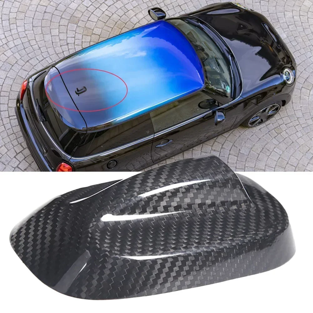 

Real Carbon Fiber Antenna Base Cover For Mini For Cooper F55 F56 2013-2023 Black Antenna Cover Car Accessories