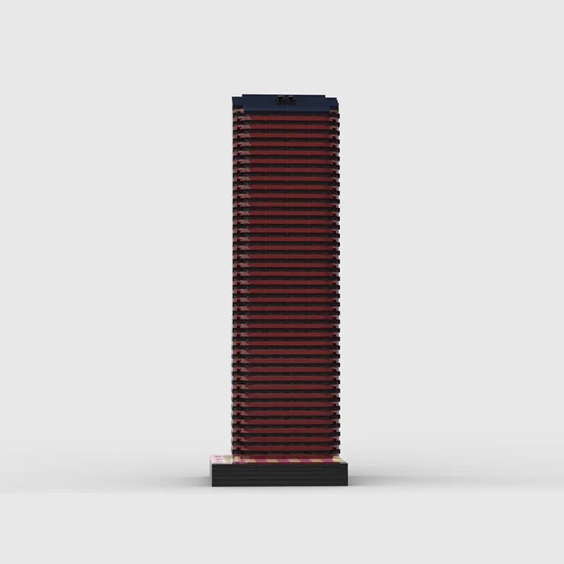 Cidade vista de rua modelo moc tijolos de construção cidade sevilla torre tecnologia modular crianças presentes do feriado montar brinquedos terno