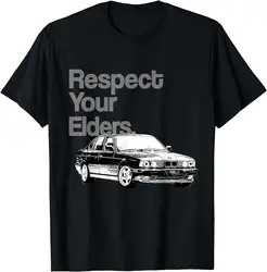 Respect Your Elders Vintage Euro E34 T Shirt long or short sleeves