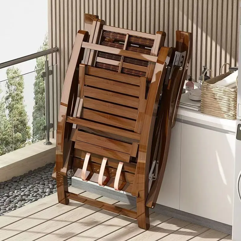 Reclining chair household folding lunch break adult nap balcony leisure folding chair courtyard