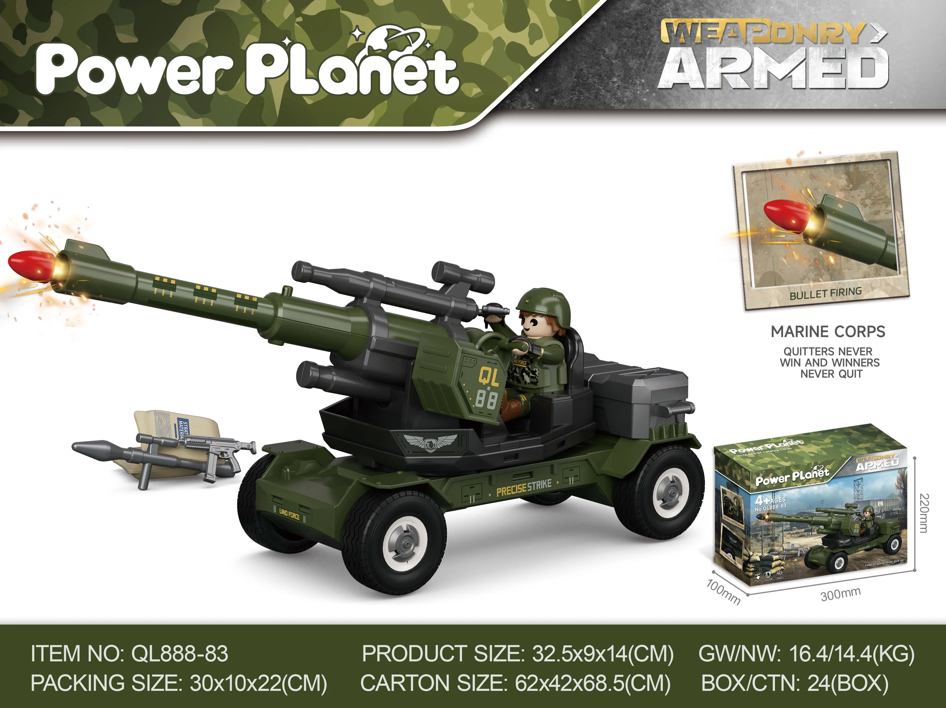 

Power Planet Simulation Alloy Vehicle Model Toys for Boys Xmas Gift Launcher Trucks Metal Diecast Sound Light Pull Back Car