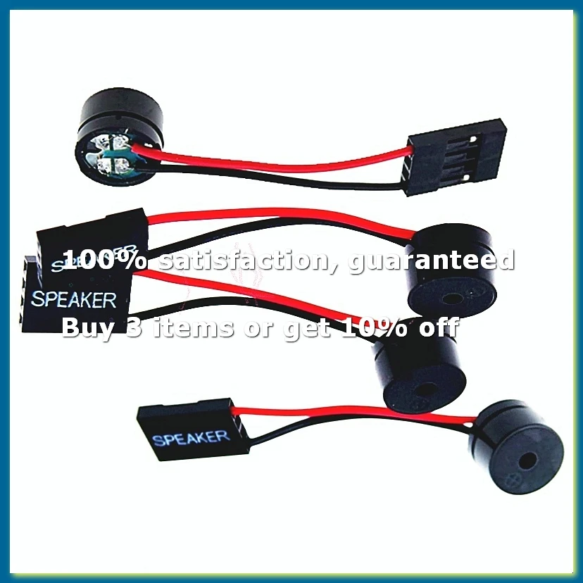 Haut-parleur interne pour carte mère d'ordinateur de bureau, 4 pièces, Buzzer Beeper pour la connexion du panneau avant de la carte mère-DTB3