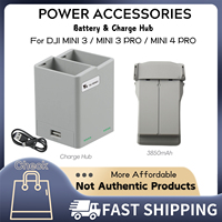 3850mAh Battery For DJI Mini 3 Pro Intelligent Flight Battery Plus Two-way Charge Hub For DJI Mini 3 4 Pro Power Accessories