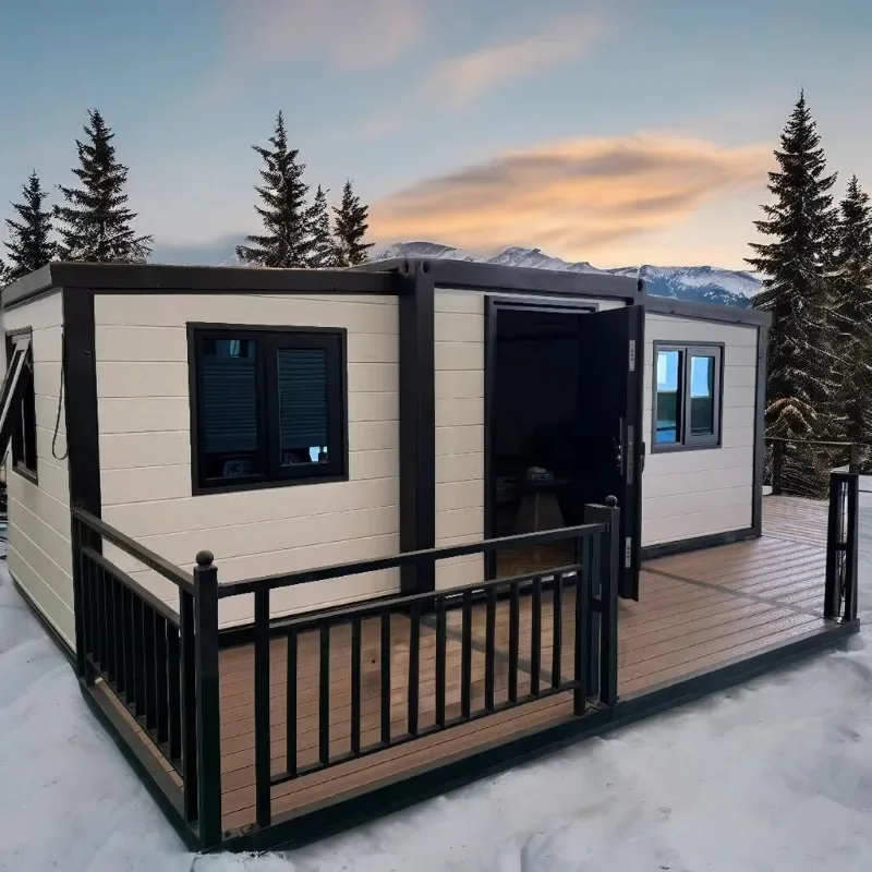 Sustainable Prefab Living Eco Friendly Flat Pack House 2 Bedrooms Green Building Materials Hot Sale