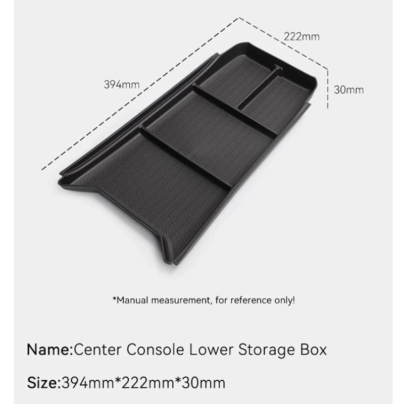 

Для 2024-2025 Omoda C5 EV лоток-органайзер для хранения центральной консоли, противоскользящий нижний коврик для блока управления
