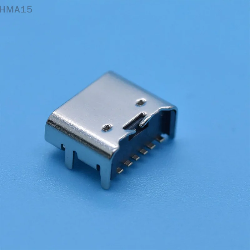 10pcs/Lot Type C 6 Pin SMT Socket Connector USB 3.1 Type-C Female Placement SMD