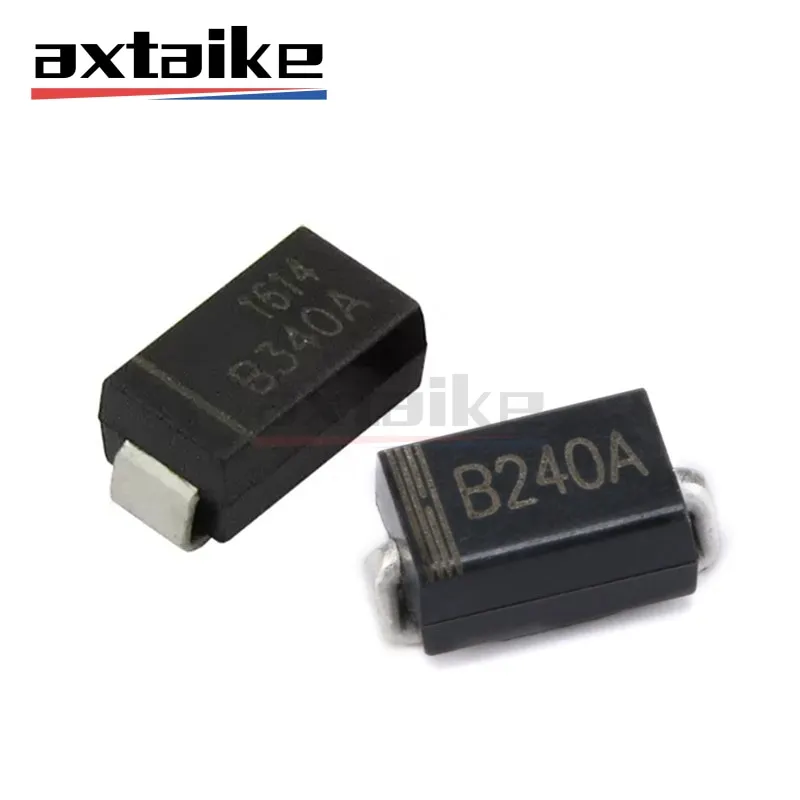 20PCS B240A B340A 2A 3A 40V SMA DO-214AC SMD B24 B34 B240A-13-F B340A-13-F Schottky Diode Rectifiers