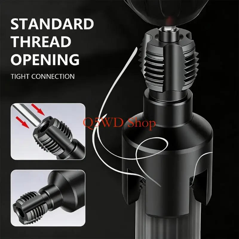 

Q5WD Efficient Accurate Pipe Threading Tool for 1/2 and 3/4 Inch Professional Plumbing