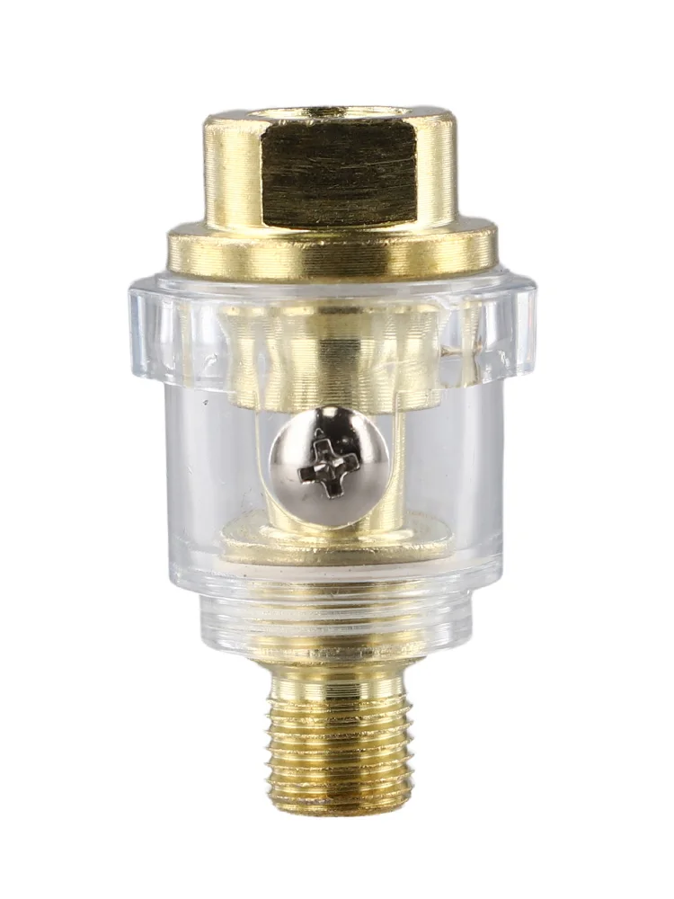 Lubrificador pneumático de linha de ar, rosca de 1/4 polegadas 58*33.5mm, acessórios, concha transparente, rosca de 1/4 polegadas, novo