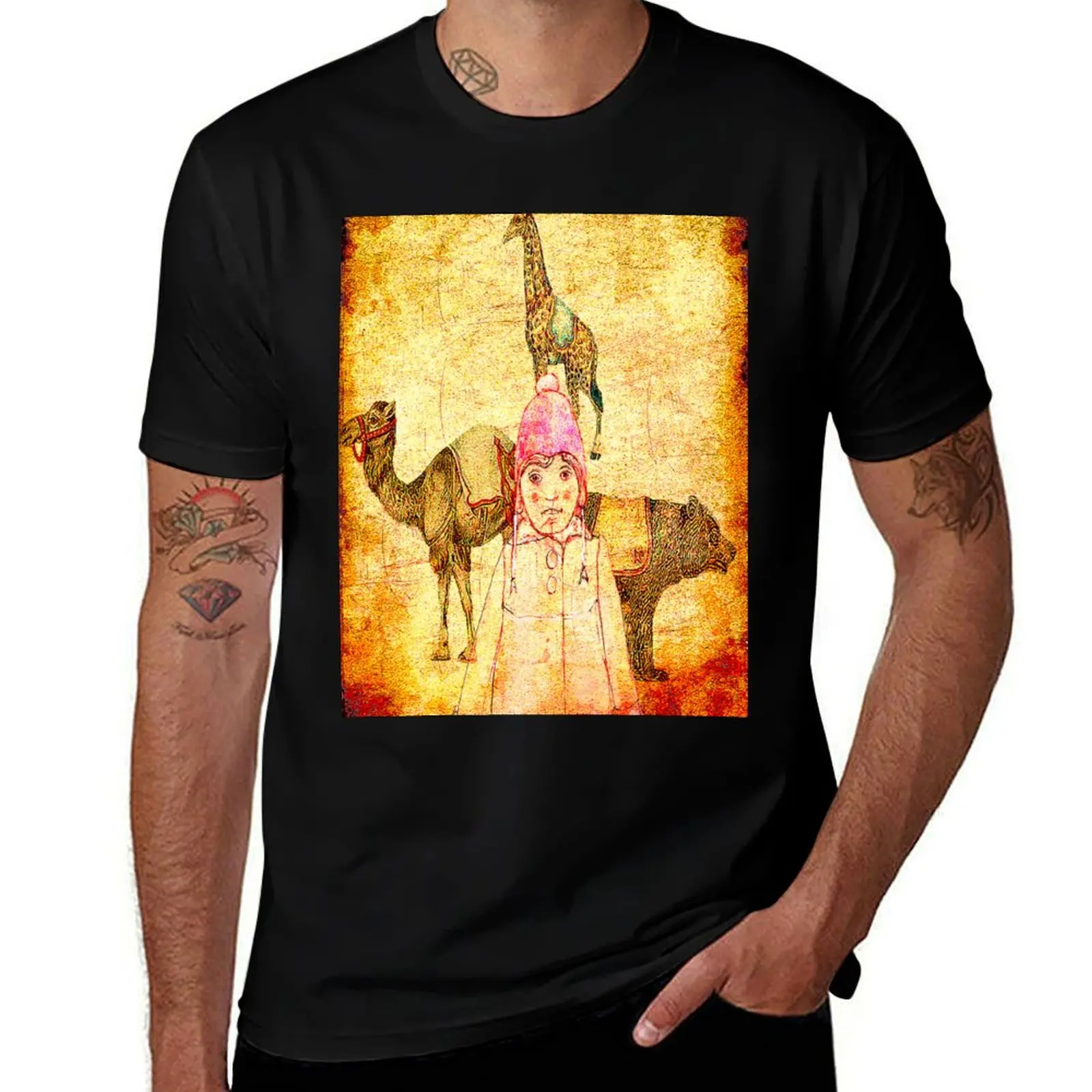Shelsea au cirque T-Shirt Odor Resistant Short Sleeve Top T-Shirt