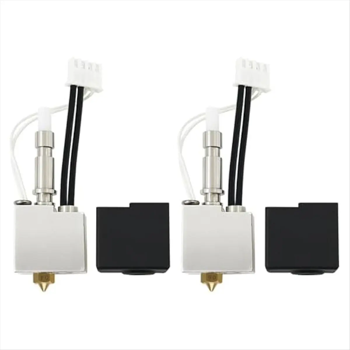 

2pcs 3D Printer Extruder Hotend Kit for S1 Hot End with 0.4 and 0.6mm Nozzle,Thermistor,Heater ,Heatbreak [AAAE 2026]