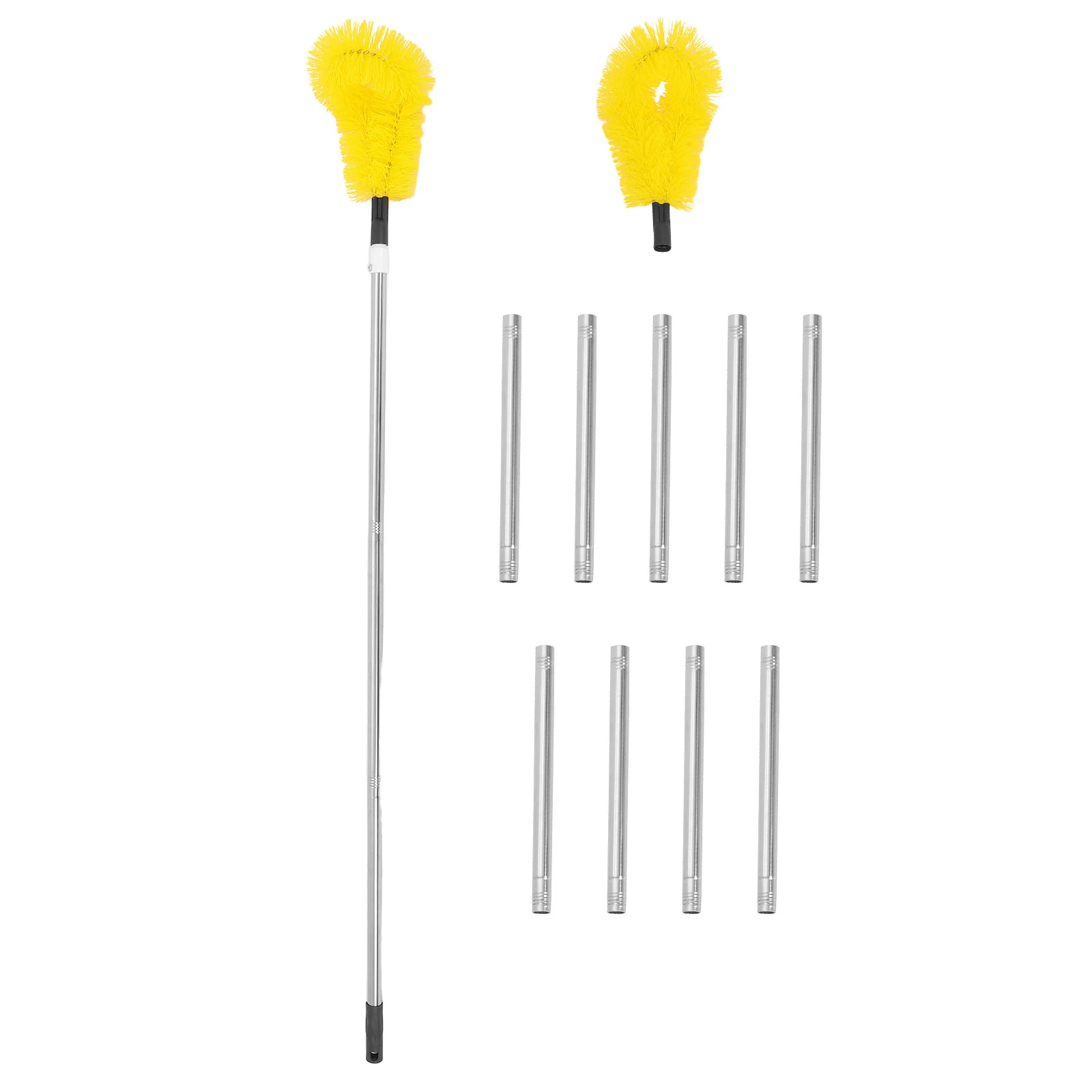 

1Set Chimney Cleaning Brush Kit 13Ft Professional Duct Cleaner with Rods for Fireplace Wood Stove Dryer Vent Maintenance and