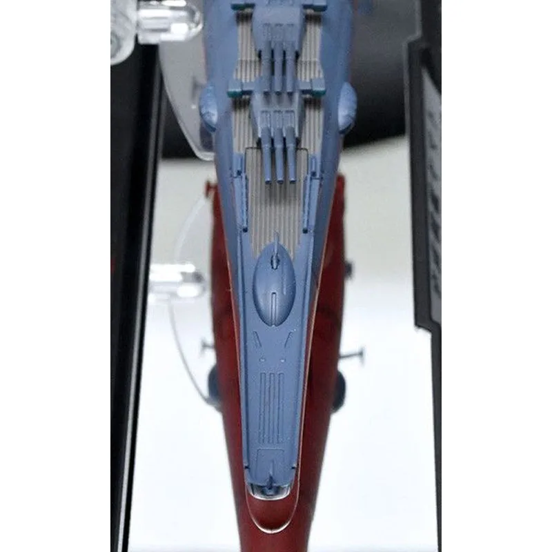 반다이 오리지널 키칸 타이젠 우주 전함 야마토 165mm 애니메이션 액션 피규어 소년을위한 장난감 크리스마스 선물 소장 모델