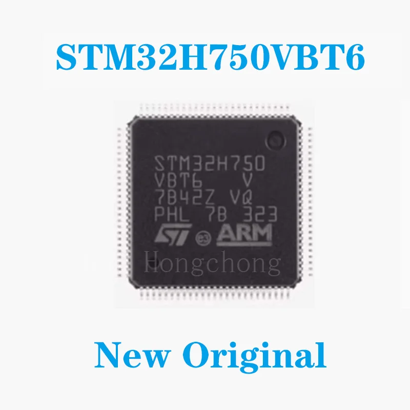 STM32H750VBT6 STM32H750 MCU 32-bit ARM Cortex M7 RISC 128KB Flash 1.8V/2.5V/3.3V 100-Pin LQFP INTEGRATED CIRCUIT IC New Original