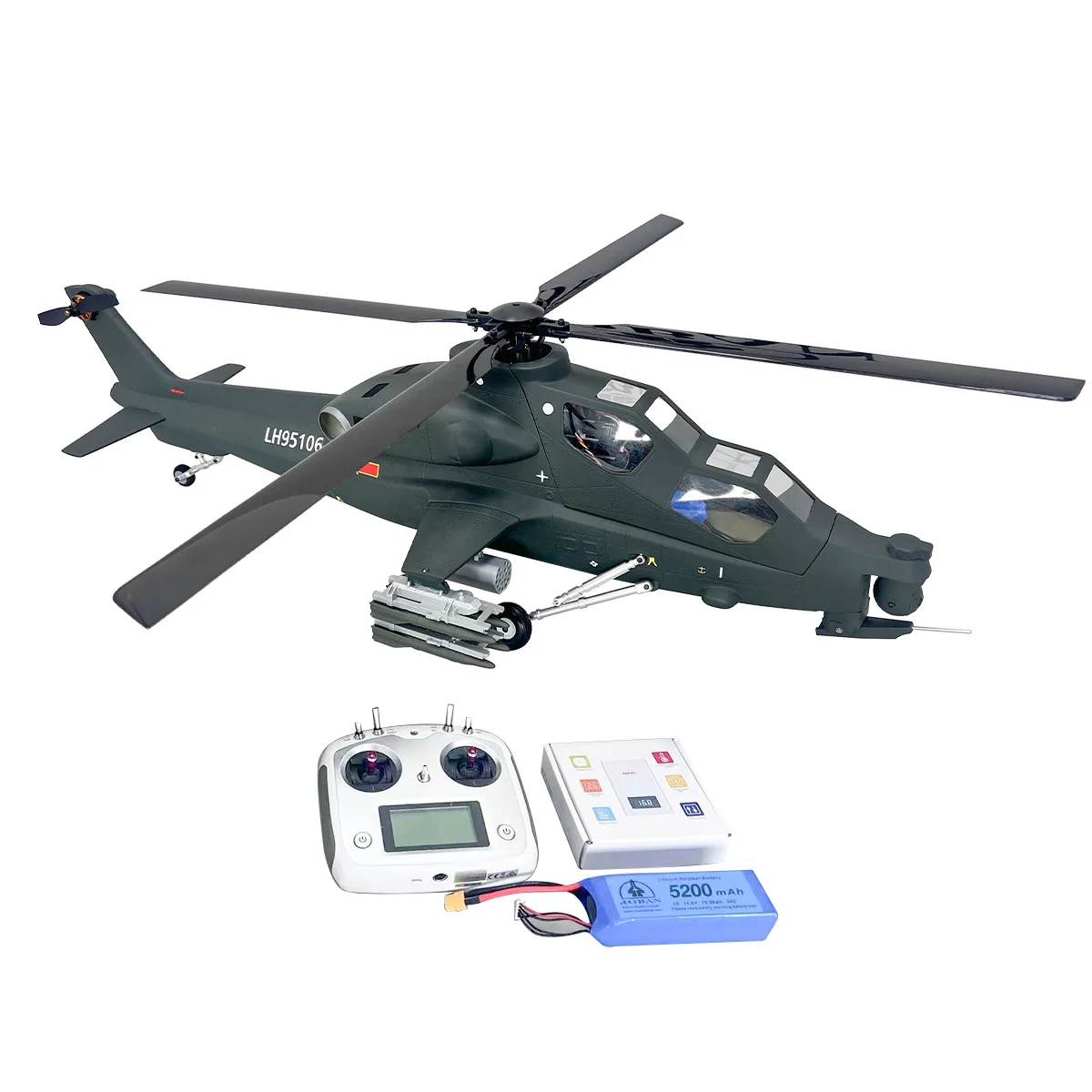 Roban 470 maat CAIC Z-10 Fiery Thunderbol 4-bladig RTF RC helikopterweegschaalmodel