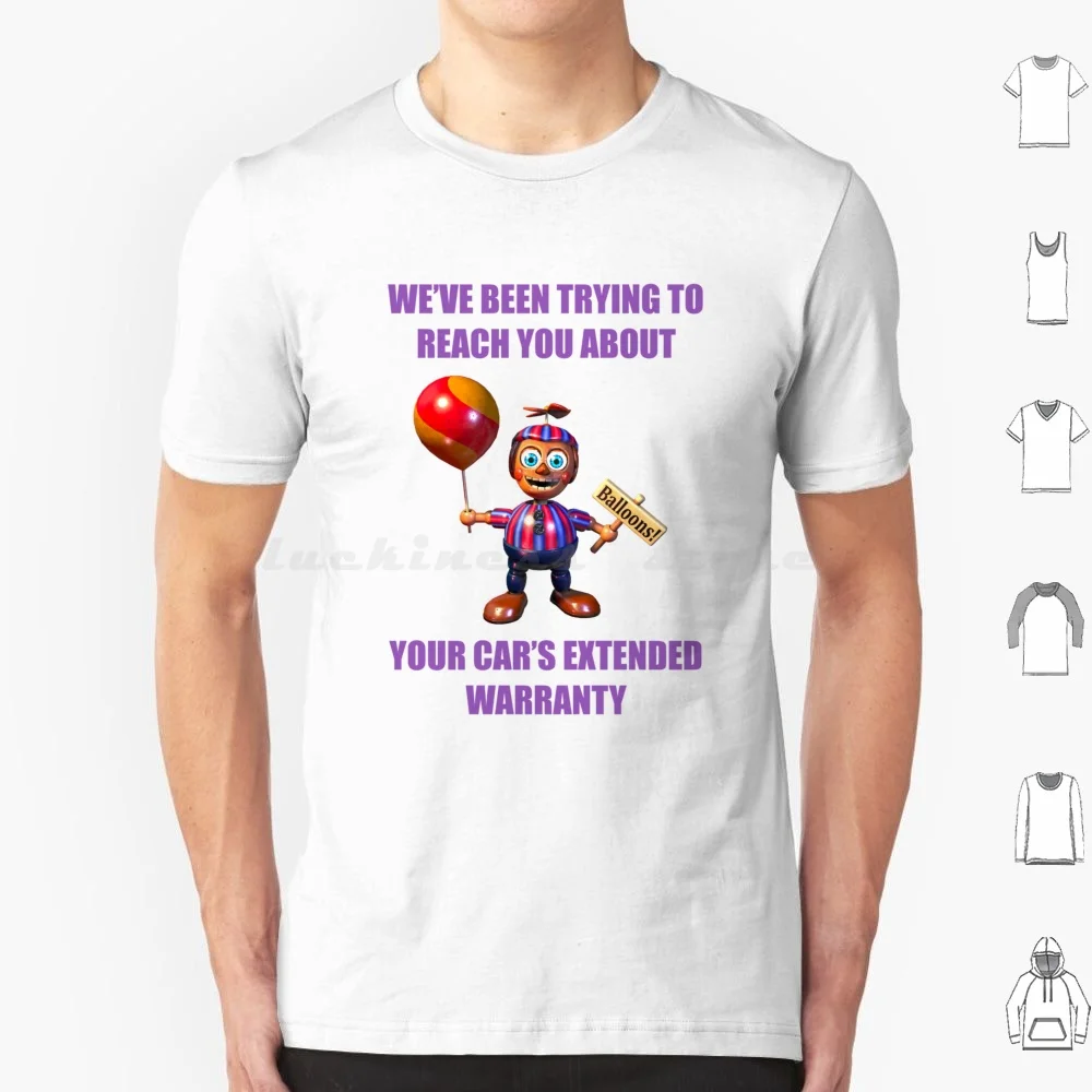 Classic Balloon Boy Behavior T Shirt Cotton Men Women DIY Print Balloon Boy Fnaf Five Nights Cringe Funny