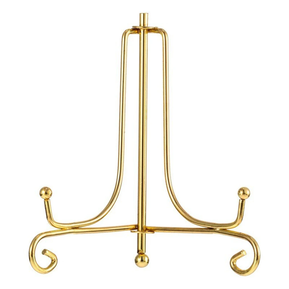For Cupcakes Kitchen Display Rack Hanging Plate Holder Gold Elegant Display Stand For Desserts Space-Saving Design