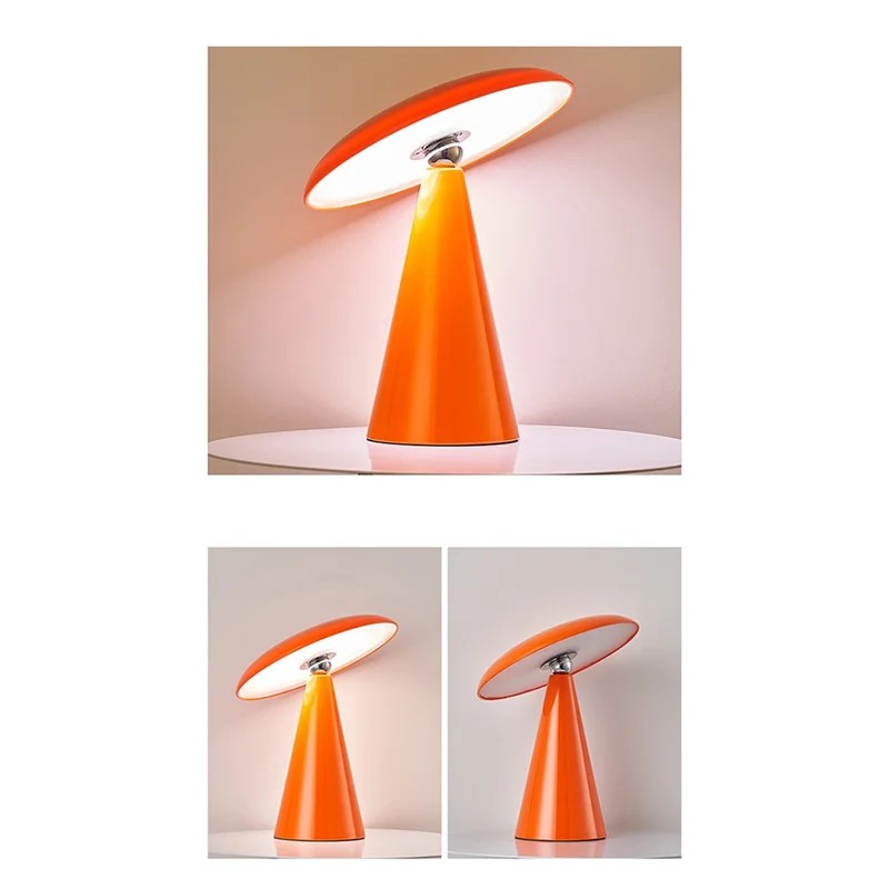 

AA21-Magnetic Led Table Lamp Table Bedside Nightstand Lamp For Bedroom 3 Color Dimming Touch Lamp For Reading Room