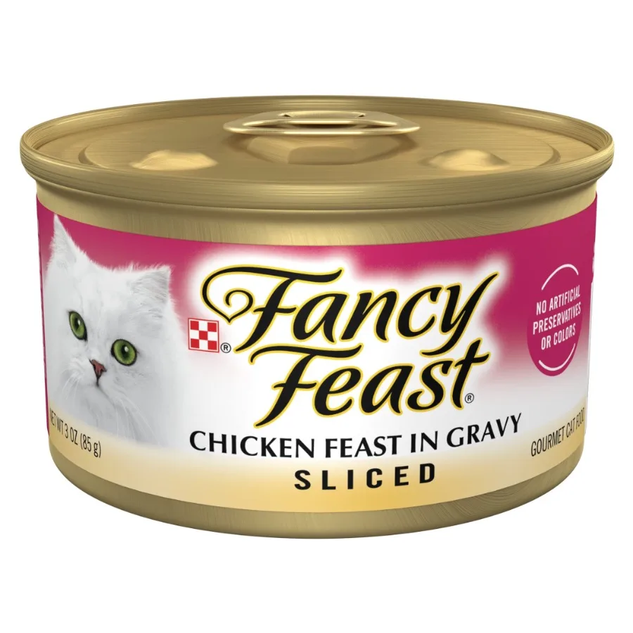 Ração Úmida Purina para Gatinhos em Fatias Sabor Frango em Molho 3 oz Lata