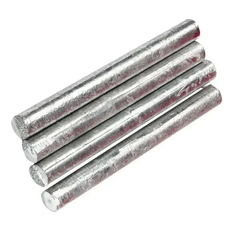Pure Zinc Round Rod Anode Bar 2-30mm Diameter 100mm 300mm Length For Electroplating DIY