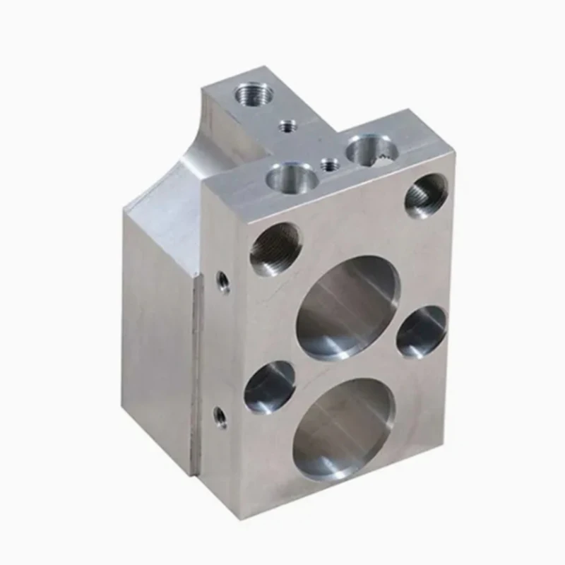 Precision CNC Machining Services Custom CNC Machined Aluminum Alloy Mounting Bracket Block