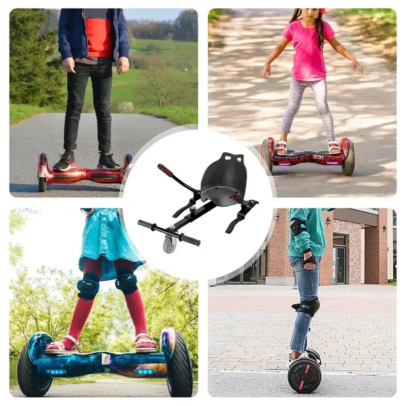 Hover Board Attachment Self Balancing Scooter Seat Attachment General Go Kart Accessories Fit Kids And Adults Balance Scooters