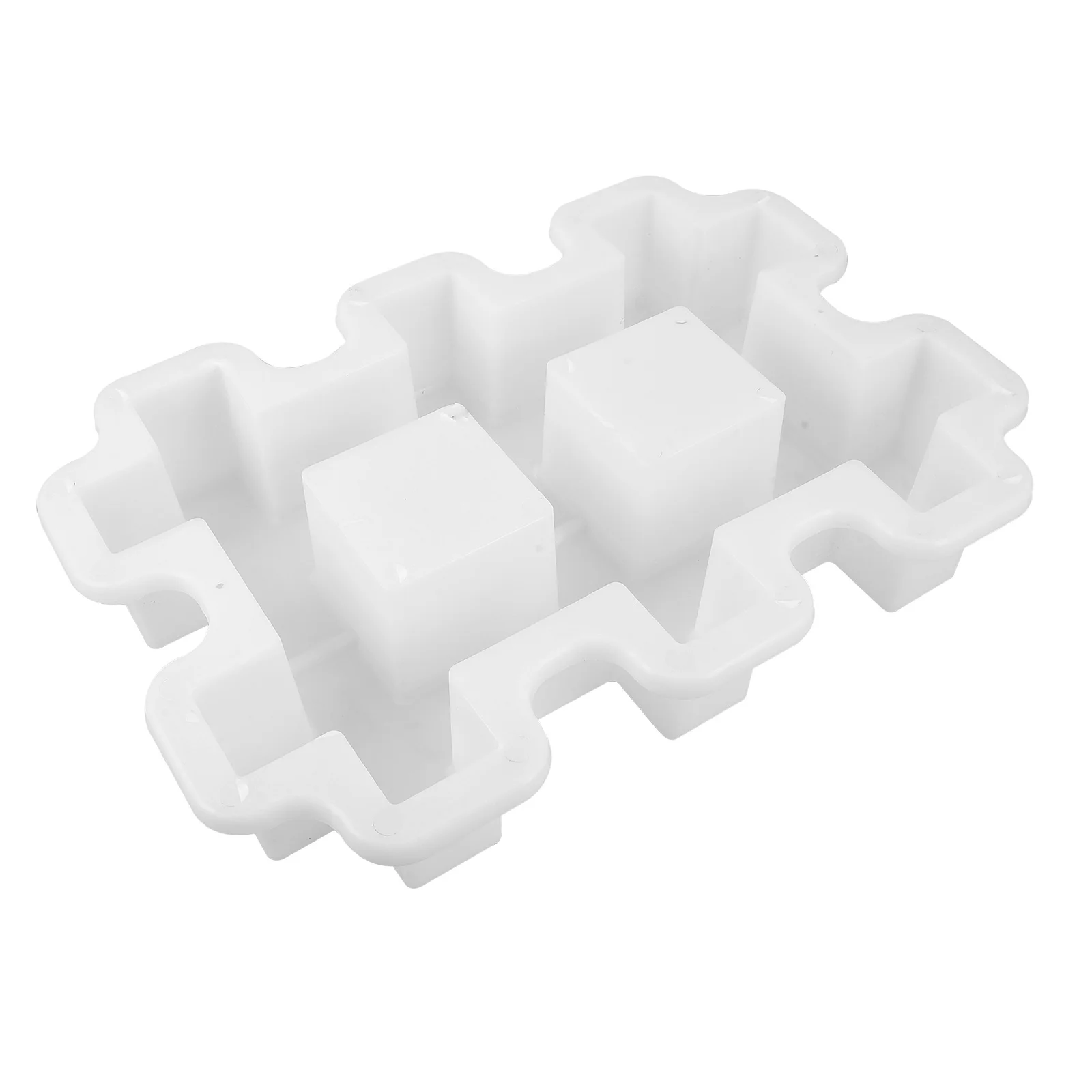 

Rectangular Hollow Brick Mold Cement Bricks Maker Concrete Form Molding For Paving Stone Diy Garden Pathway Plaster Cast Moulds