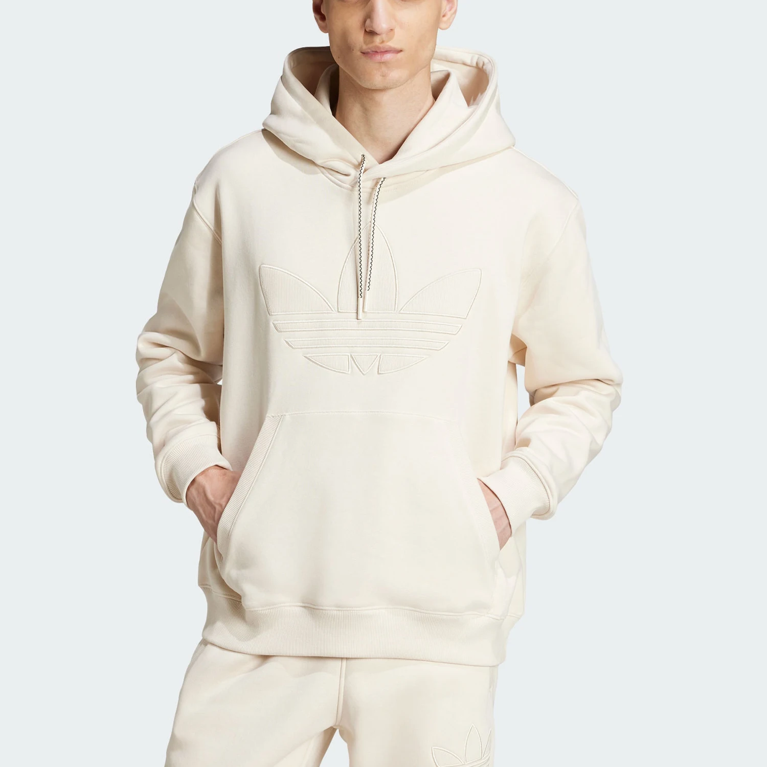 

Adidas Authentic Three Leaves Men's Casual Simple Loose Hoodie JN5969