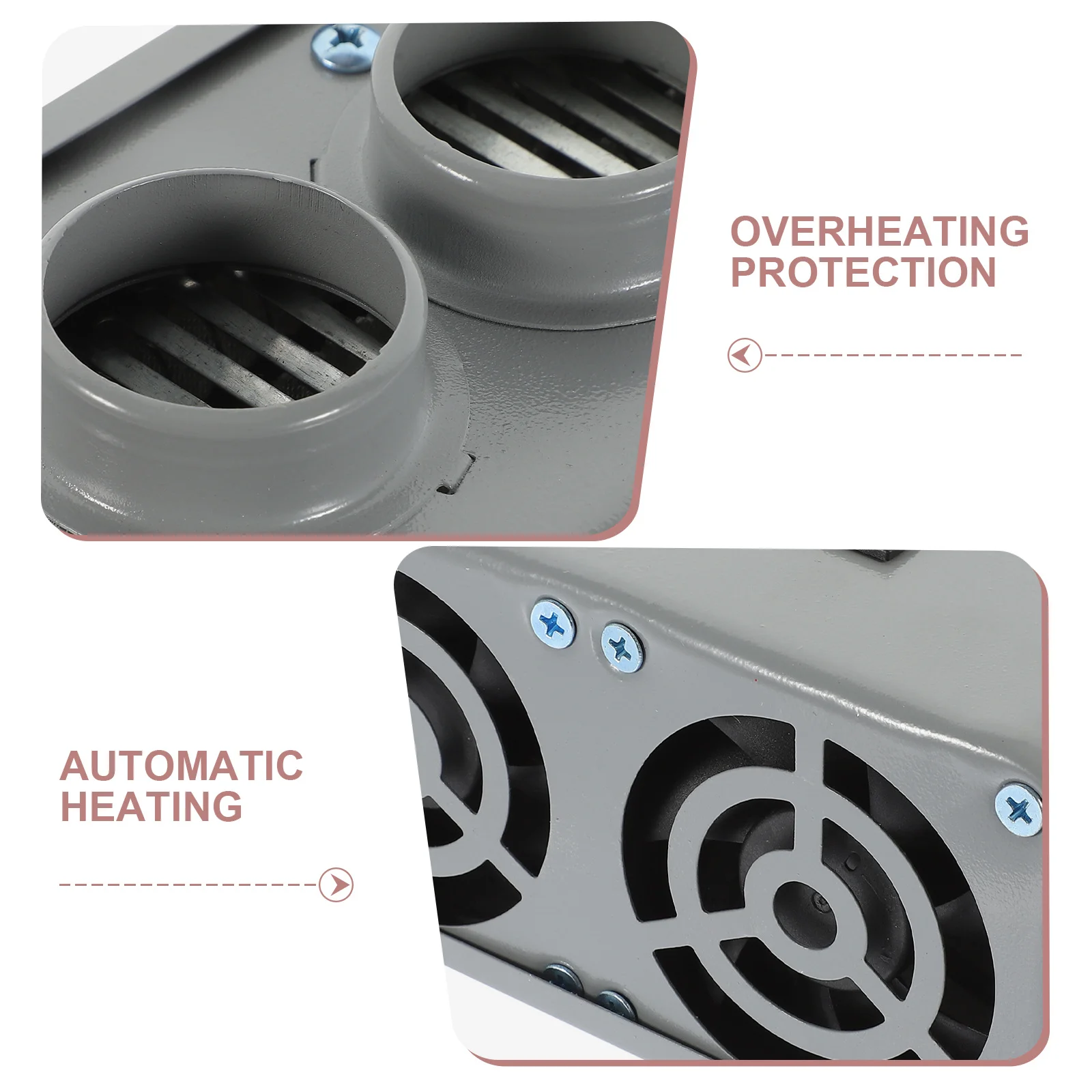 

Car Heater 800W 12V Portable Auto Heating Fan Fast Windshield Defogger Demister For Fog Frost Removal Low Noise Overheat