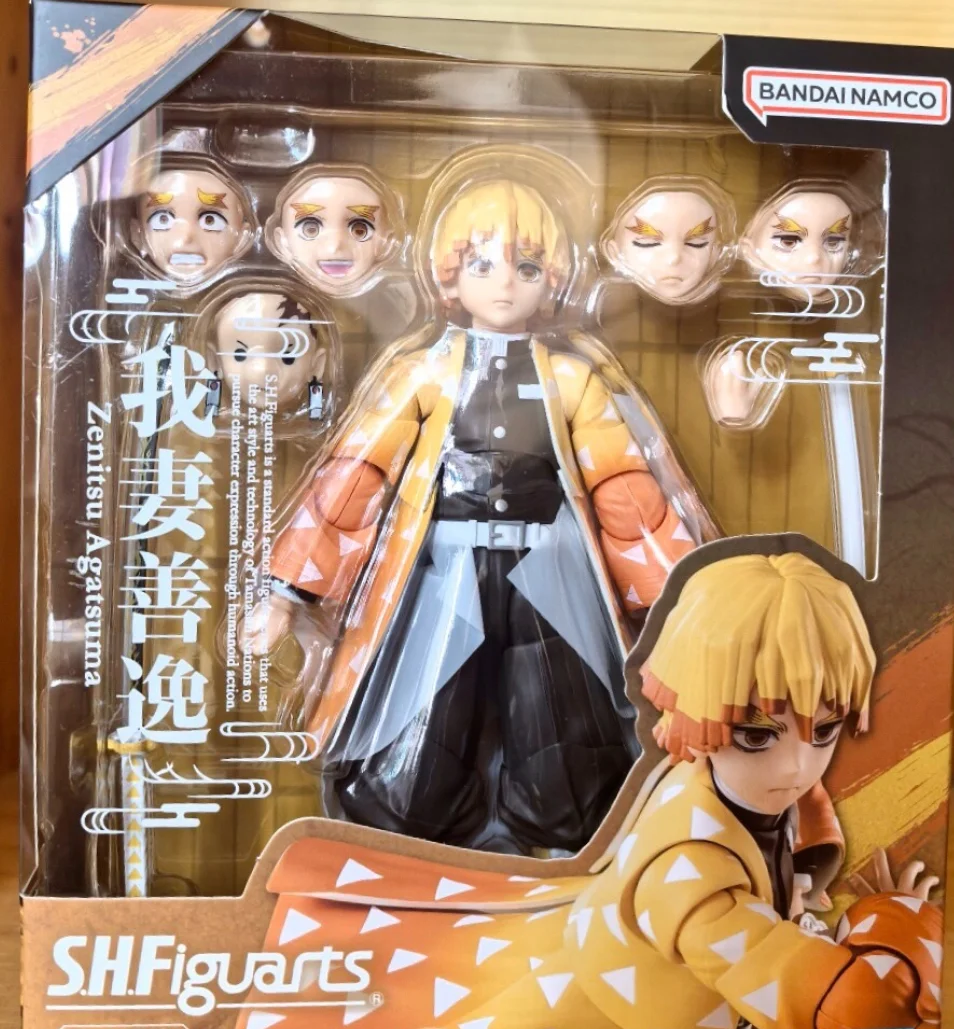

【In stock】Original BANDAI SPIRITS S.H.Figuarts Demon Slayer: Kimetsu No Yaiba Agatsuma Zenitsu Model Gift