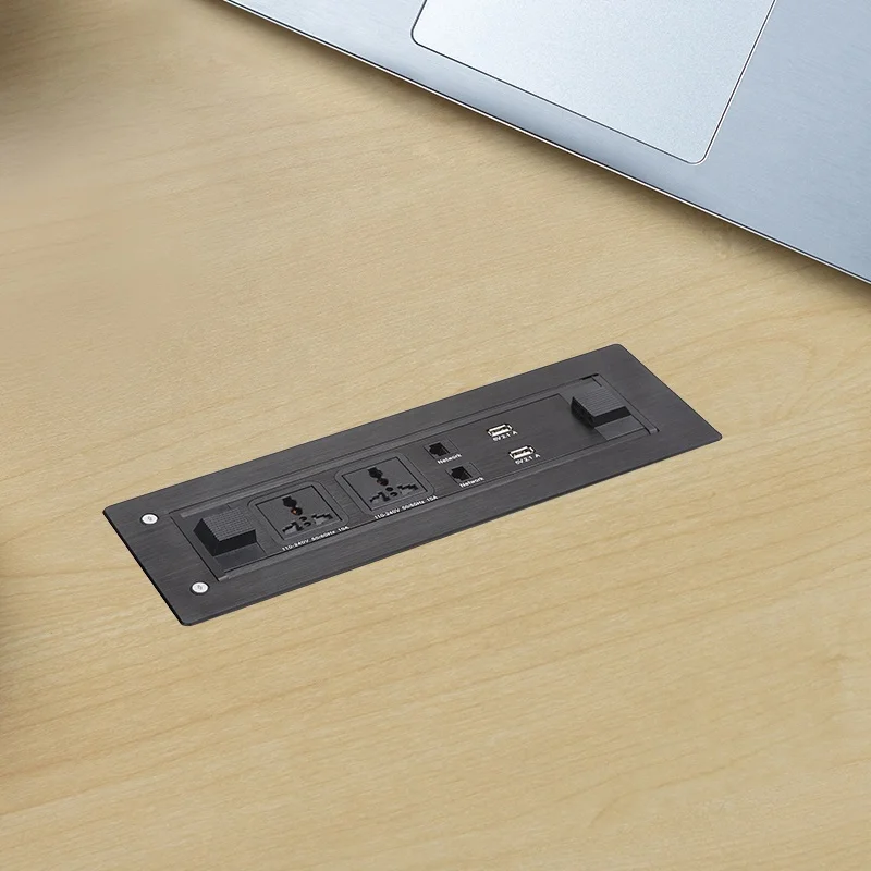 

New design electrical plugs & sockets with switch for meeting table socket outlet