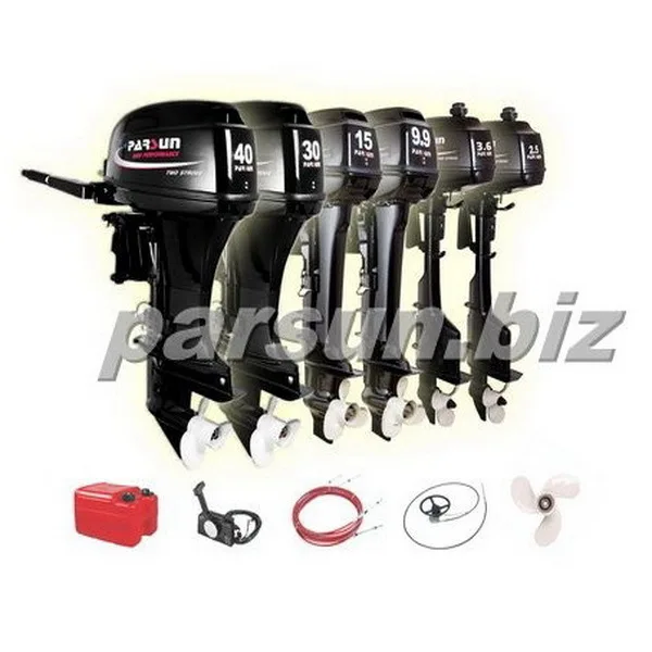 

40hp 2 Stroke Outboard Engine / Tiller Control / Manual Start / Short Shaft / PARSSUN T40BML