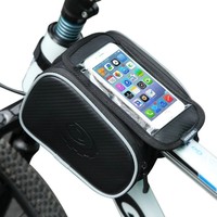 Roswheel Cycling Saddle Bag Phone Case Touch Screen Bike Front Tube Bicycle Bag Sport Entertainment Chinese Brand None( AE Stock