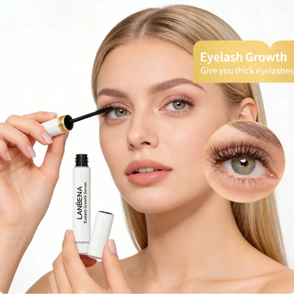 

Сыворотка для роста ресниц с эффектом сияния - эссенция для укрепления и улучшения состояния ресниц