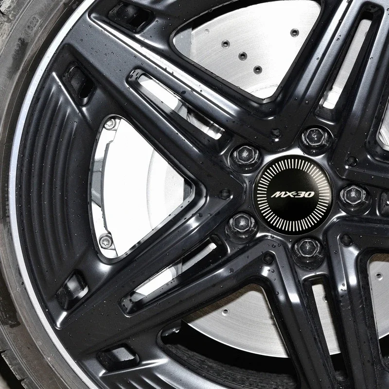 4 قطعة 56/60/65 مللي متر سبيكة سيارة محور عجلات مركز ملصقات لمازدا ATENZA AXELA CX-3 CX-4 CX-5 CX-9 CX-30 MPS MX-5 RX-7 Skyactiv #5