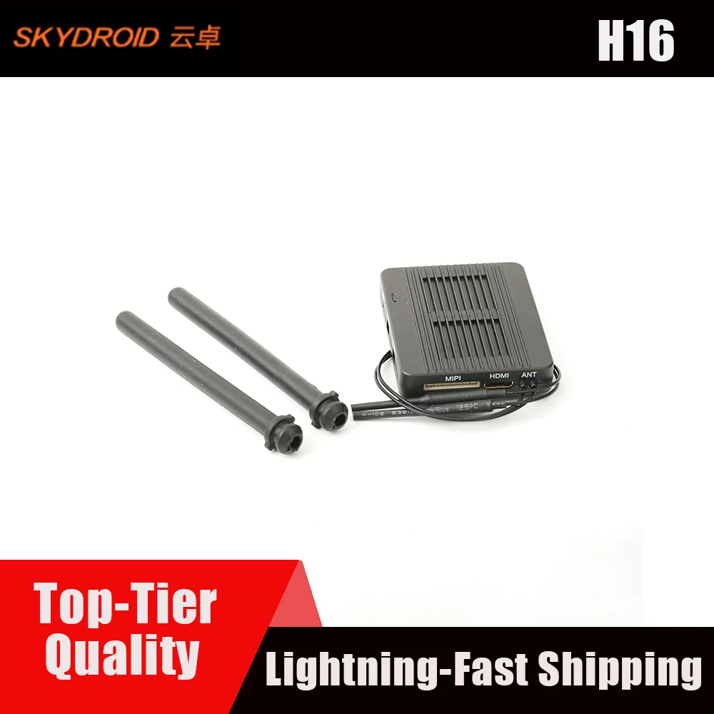 جهاز إرسال الفيديو والقياس عن بعد الرقمي الجديد Skydroid H16/H16Pro |   20KM 1080P 2.4 جيجا هرتز 16CH FHSS، مع كاميرا MIPI وجهاز استقبال R16
