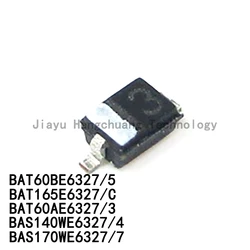 10PCS/Lot BAT60AE6327 Silkscreen 3 BAT60BE 5 BAT165E C BAS140W 4 BAS170W E6327 7 SOD323 Schottky Diode