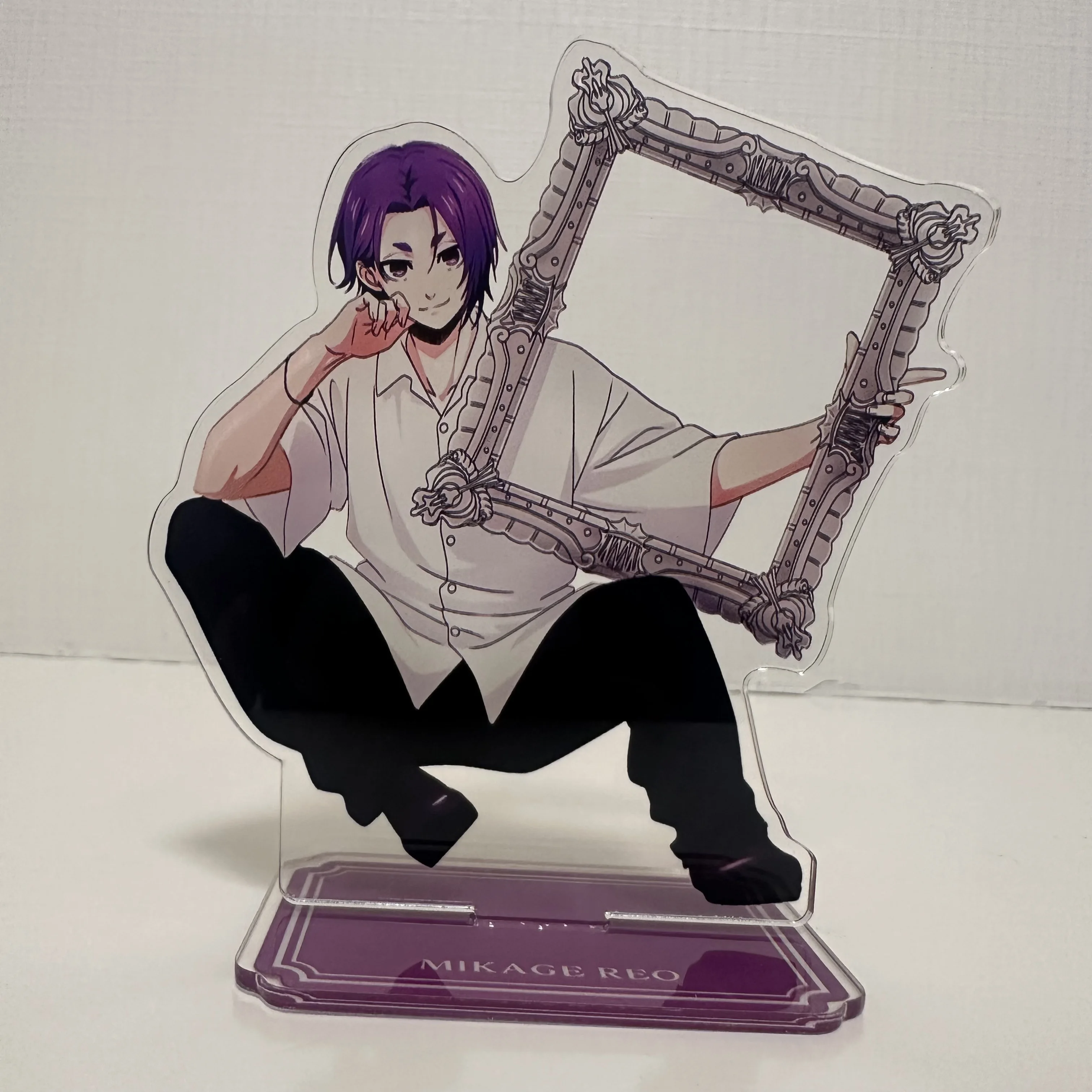 Anime BLUE LOCK Figure Nagi Seishiro Acrylic Stands Mikage Reo Character Model Plate Desk Decor Christmas Gifts