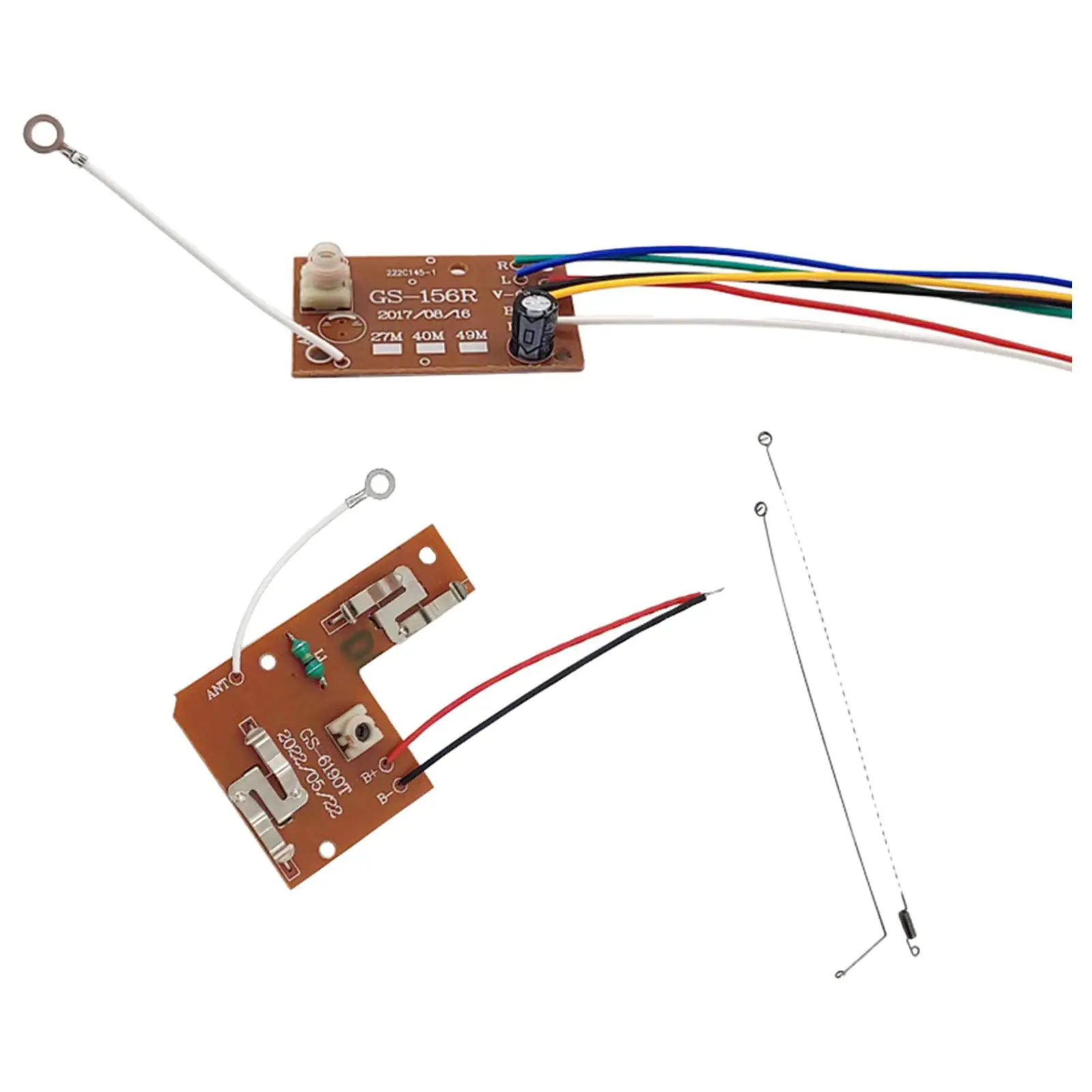 RC Radio Transmitter Receiver Board Modification Replacement Parts 40MHz Circuit PCB for Crawler Vehicles RC Car Model Trucks