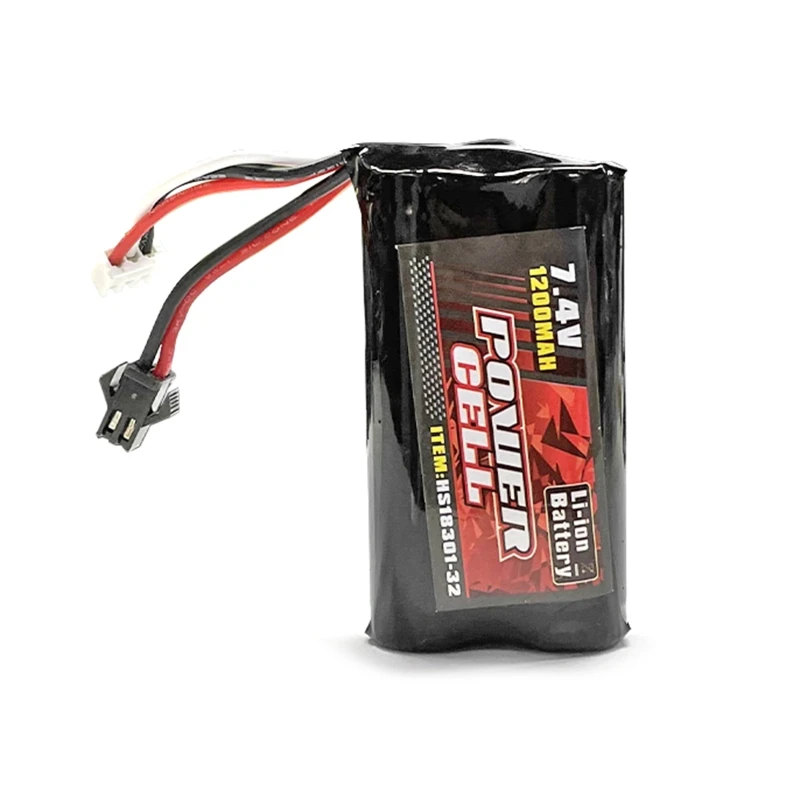 7.4V/1200mAh Replaceable Cell & Wire for 1/10 Model Toy Car & Vehicle