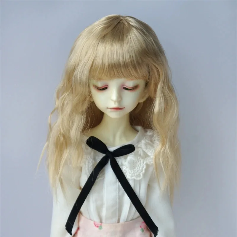 

Jusuns Doll Accessoreis JD775 Full sizes Middle Sauvage soft wave Synthetic Mohair BJD Doll Wigs