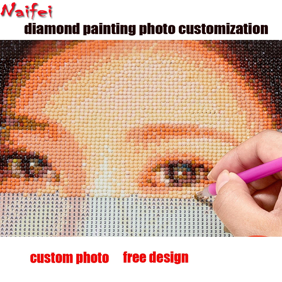 Photo Custom Private custom 5D DIY Diamond Painting Make Your Own Photo Diamond Mosaic Full Round Square Rhinestone Embroidery