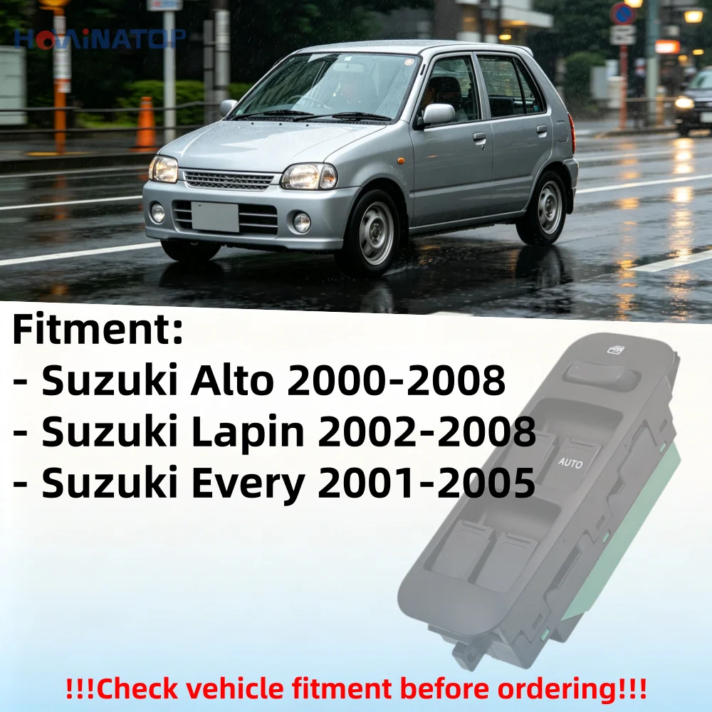 HOWINATOP 37990‑82G00‑P4Z 14Pin RHD Power Window Master Switch Single AUTO For Suzuki Alto Swift Lapin 2000‑2008 OEM Replacement - view 6