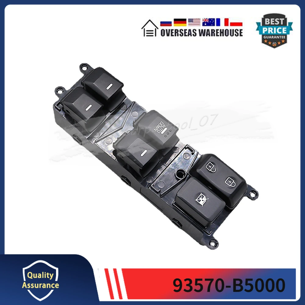 Fits For Kia Forte 2014 2015 2016 2017 2018 Master Power Window Control Switch Button 93570-B5000 93570B5000